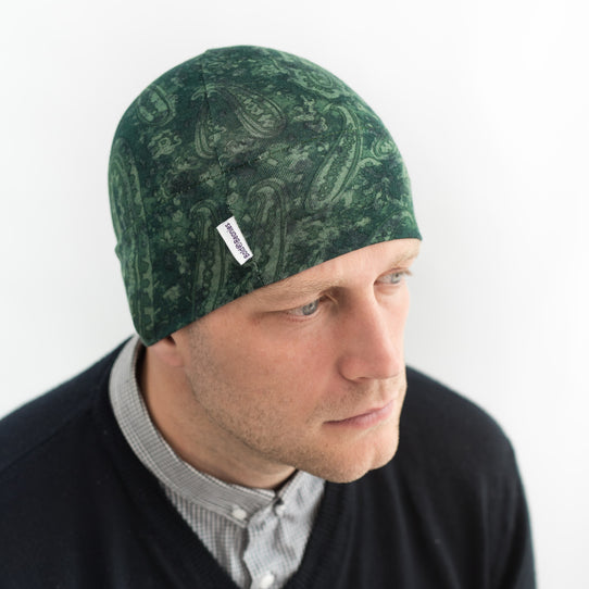 Mens Chemo Hats Liberty Green