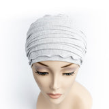 Women's Cancer Head Wrap in Grey