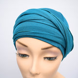 Teal Women's Chemotherapy Head Wrap