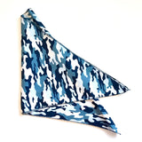 Camo Blue Bandana Cotton UK