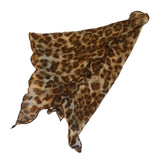 Chemotherapy Chiffon headscarf Leopard print
