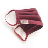 Burgundy Fabric Face Mask UK