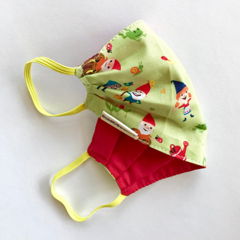 Cute Gnome Print Face Mask UK