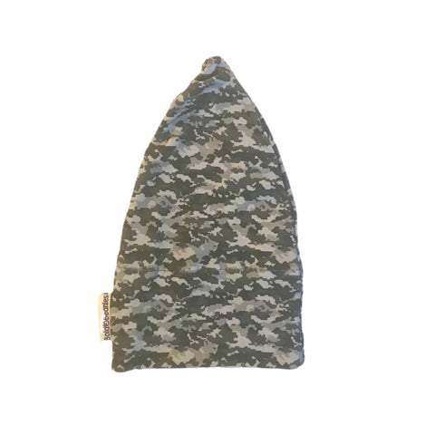 Grey Camo Print Mens Cancer beanie 