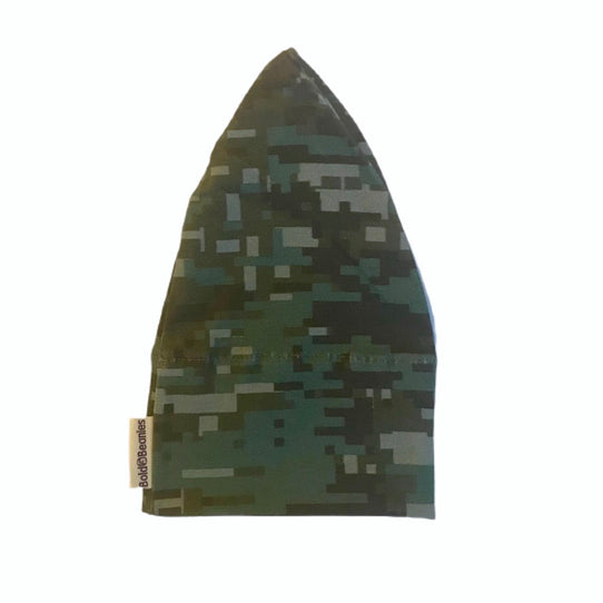 Pixelated Camouflage Print Mens Cancer Hat