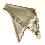 Grey velvet chemo headscarf UK