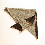 Liberty Print Chemotherapy Headscarf Brown floral