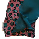 Teal Plain Silk Chemo Headscarf