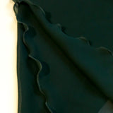 Bottle Green Chiffon Headscarf