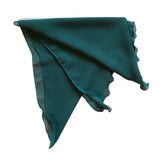 Teal Chiffon Headscarf