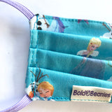 Re-useable fabric Frozen Olaf Ana Elsa fabric face Mask