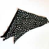 Animal Print Black White Cotton Scarf Chemotherapy