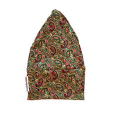 Mens Cancer Hat Paisley Green