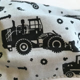 Digger Tractor Print Face Mask