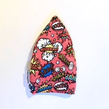 Fun Comic Print Kids Bold Beanie Cancer Hat