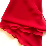 Chiffon Cancer Headscarf Red