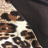 Reversible Cotton Chemo Headscarf Leopard Brown