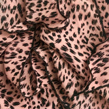 cancer scarf pink leopard print