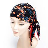 Floral Print Cotton Head Scarf Jane