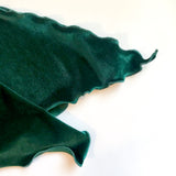 Chemo Head Scarf in Luxury Bottle Green Velvet