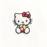 Hello Kitty Kids Cancer Hat Iron Patch