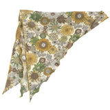 Retro Sunflower Print Bandana