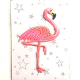 Flamingo Iron Patch Pretty Pink Cancer Headwear