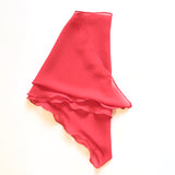 Red Chiffon Headscarf